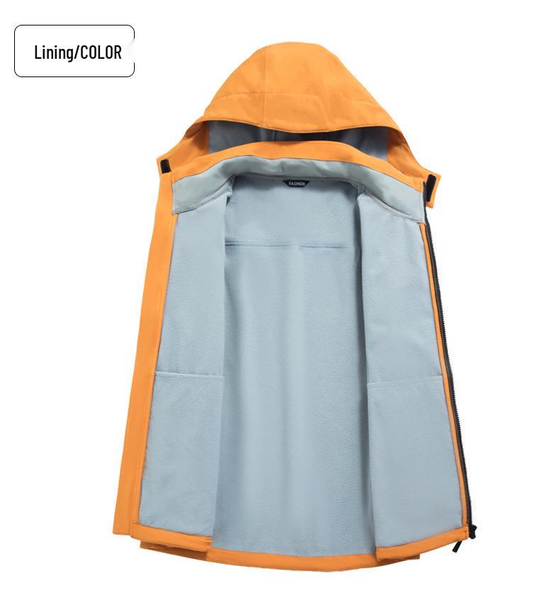 Unisex Windproof Waterproof Softshell Mountaineering Jacket - Fashionable & Versatile