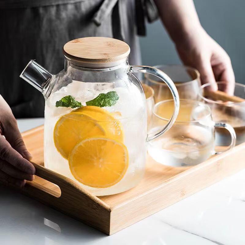 Changqi 1000ml Glass Cold Water Pitcher Set