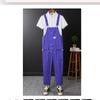 Overalls, One-piece Pants, Multi-pocket Couple Suspenders, Straight-leg Overalls, Men's Loose Work Pants, Youth