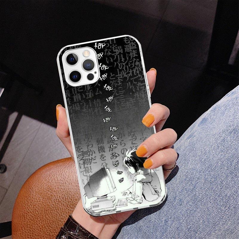 

N-Note D-Death L Lawliet Phone Case For iPhone 13 12 Mini 11 Pro Max XS XR X SE 7 8 Plus 5S 5 6S 6 Gift Print Cover Fundas iPhone 16E