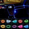 2M/3M Waterproof LED Strip Light Neon Light Glow EL Wire Rope Tube Cable USB Car Party Decoration