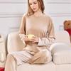 Autumn Winter Women's New Pajamas Homewear Suit  Gold Velvet Long-Sleeved Long Pants Pajamas Homewear