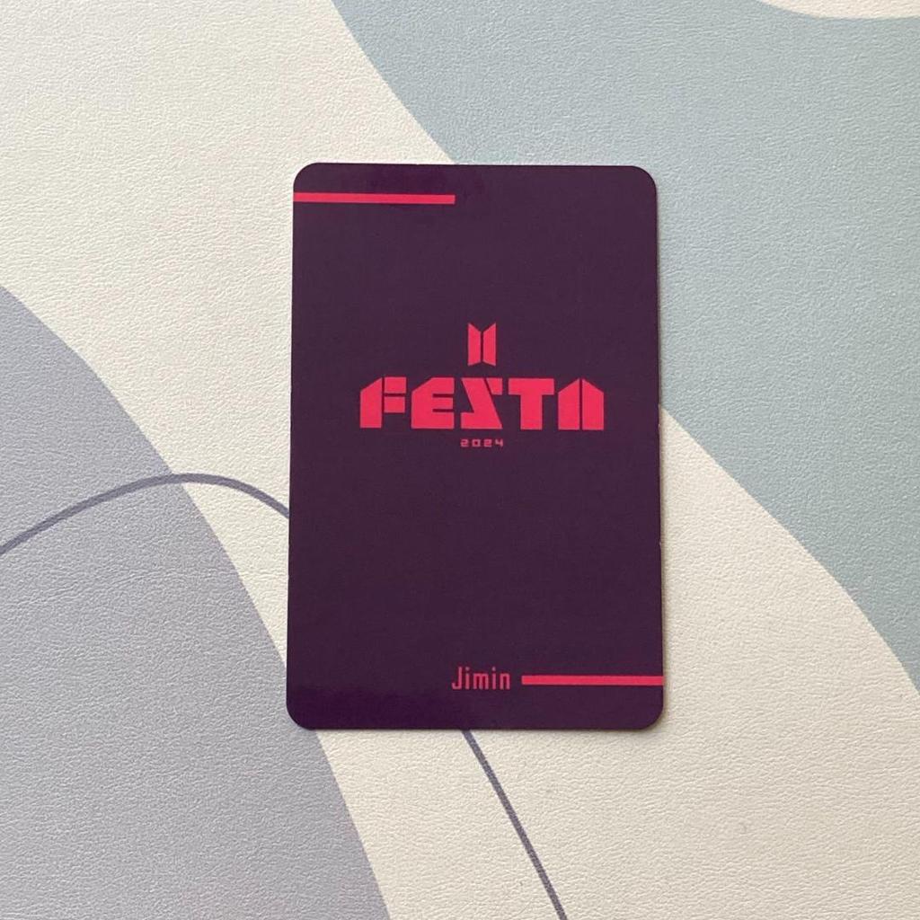 [USED] Jimin 2024 11th Anniversary BTS FESTA ARMY ZONE Trading Card