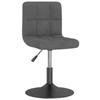Day and Night - Day and Night Dark Gray Velvet Swivel Dining Chair