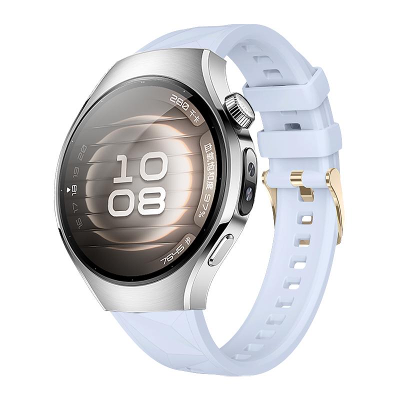 Compatible with Huawei Watch GT4 GT5 41mm/GT5 Pro 42mm Soft Silicone Waterproof Sport Wristband for Huawei Watch5 42mm GT4 41mm