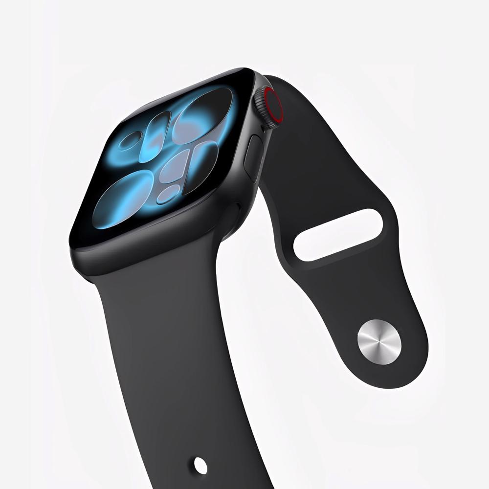 Strap For Apple Watch bands 44mm 45mm 40mm 41mm 42mm 46mm Sport Silicone correa smartwatch Bracelet iWatch Series 10 9 8 11 SE 3