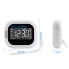 Vibration Alarm Clock Digital FM Radio Rechargeable Electronic Clock LED Display  Strong -up Artifact