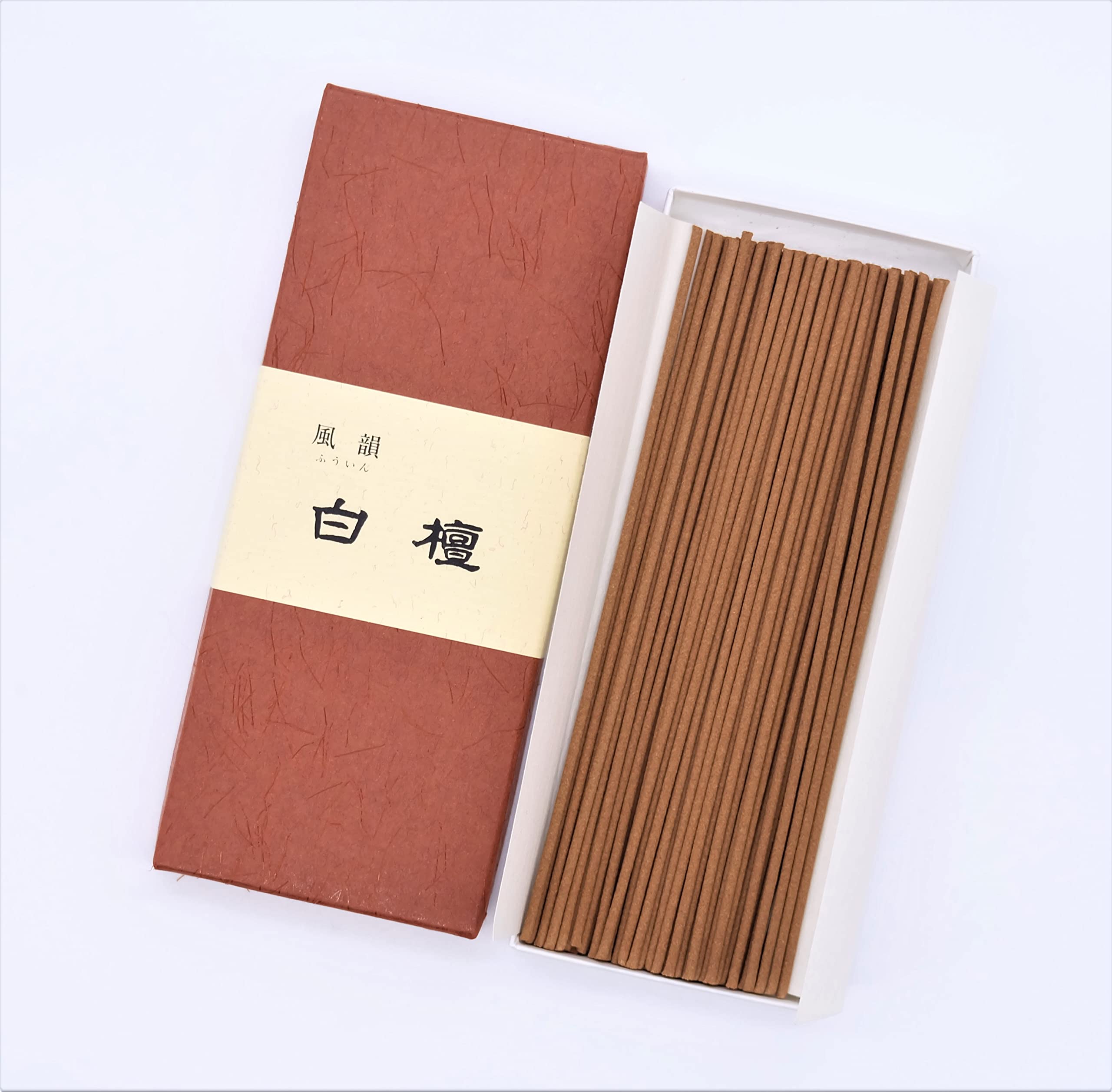 

[Fuin Byakudan] Преміальні сандалові пахощі, насипний пакет, 45г. Чудово підходить для йоги, медитації, усвідомленості та релаксації. Знімає щоденний стрес. Зроблено в