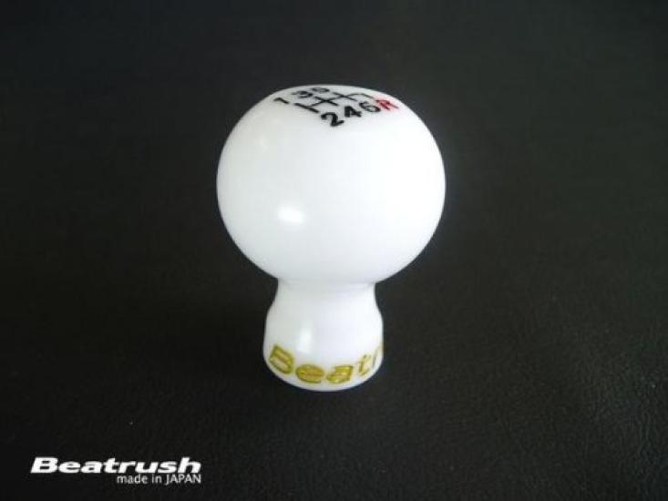 Beatrush Shift Knob for and Legacy X Duracon® Type-GDB (White) 6-Speed Impreza, WRX, Forester, (M12 1.25) [A91212W-GD]