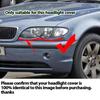 Car Headlight Lens Cover Transparent Head Light Lamp Shell Protection for BMW 3 Series E46 318i 320 325i 4 Doors Sedan 2002-2005