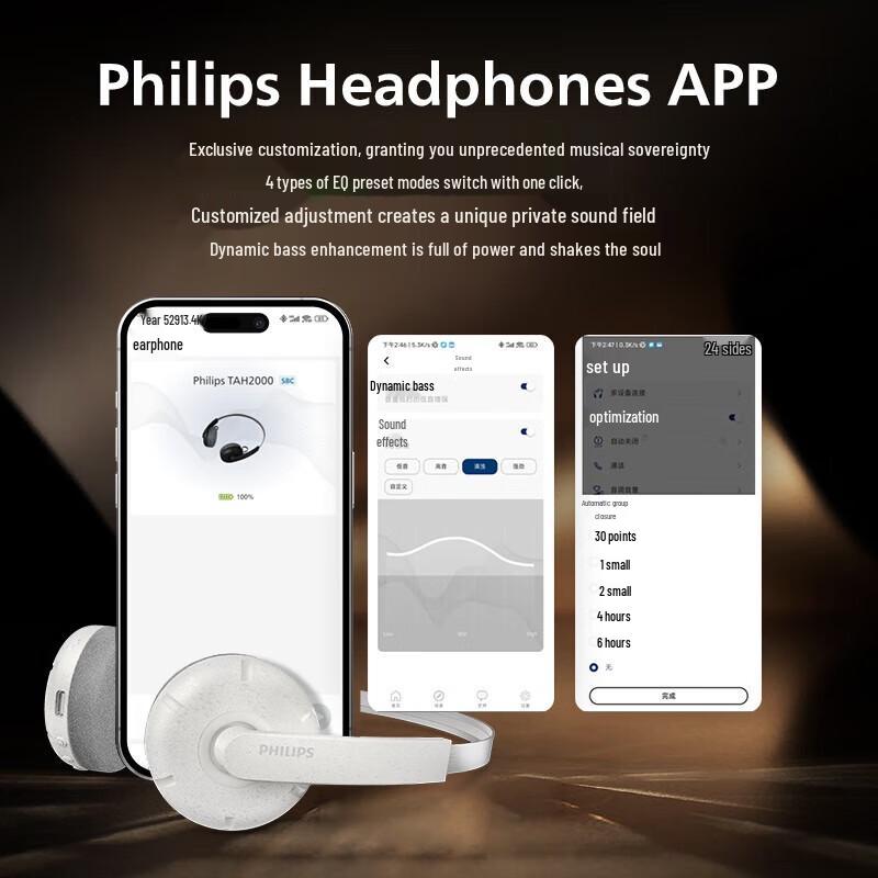 Philips Retro Over-Ear Kabellose Bluetooth-Kopfhörer