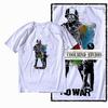 Coolmind X0010 100% Cotton Anti-war Print Exclusive Graphic Men T Shirt Big Size Men Tshirt Casual T-shirt for Men Tees
