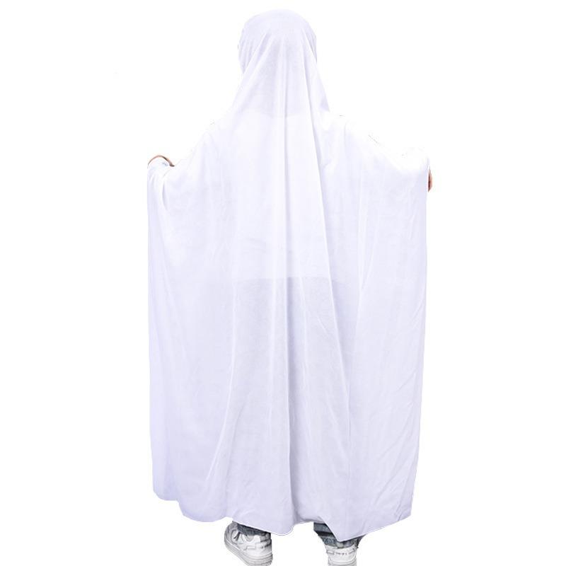 Halloween cape party white dress masquerade children adult funny ghost cape
