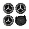 For AMG 4pcs 75MM Car Wheel Center Hub Caps Covers Mercedes Benz GLE GLK SLK CLA CLK W203 W204 W205 W209 W210 W211 accessories QM2