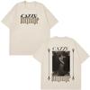 Singer Cazzu Latinaje Music Album Retro Print T Shirt Unisex Women Fashion Tshirt Shortsleeved Cotton Harajuku Casual Tshirts