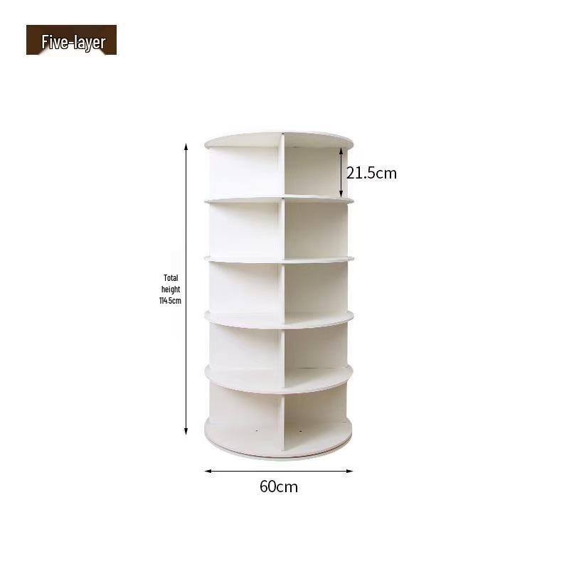 Multi-Layer Rotating Display Rack for Bags, Books, and Shoes