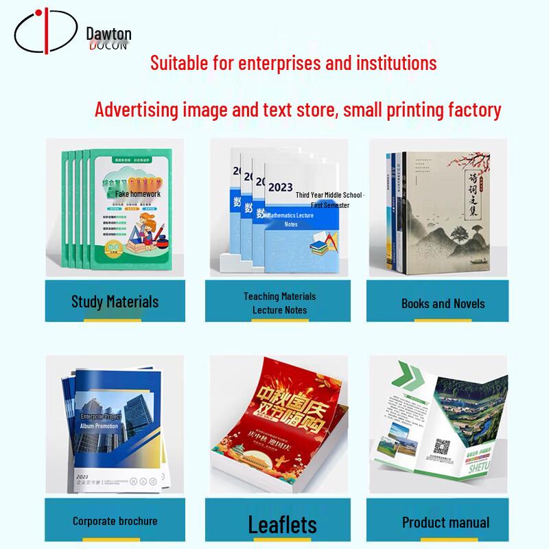 DOCON Desktop Manual Hot Melt Glue Binding Machines & Supplies CN Plug (adapter Included)