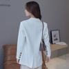 Kleiner Blazer Damen Herbst Neuer Stil Klein Grün Lässig Slim Mittellang Anzug