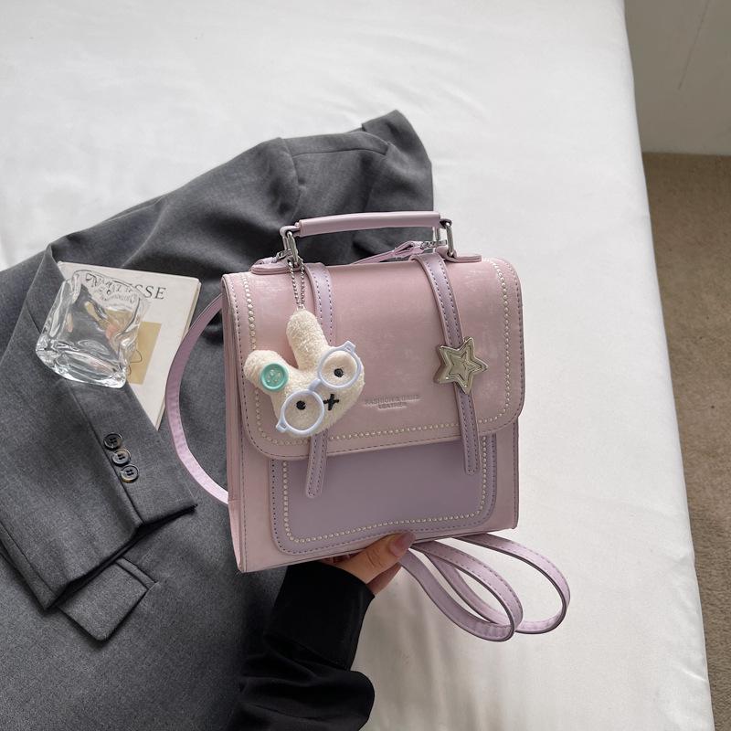 Schoolbag High Value Personality Foreign Texture Hand Bag 1011 Summer New Backpack Trend Korean Version Fashion Backpack
