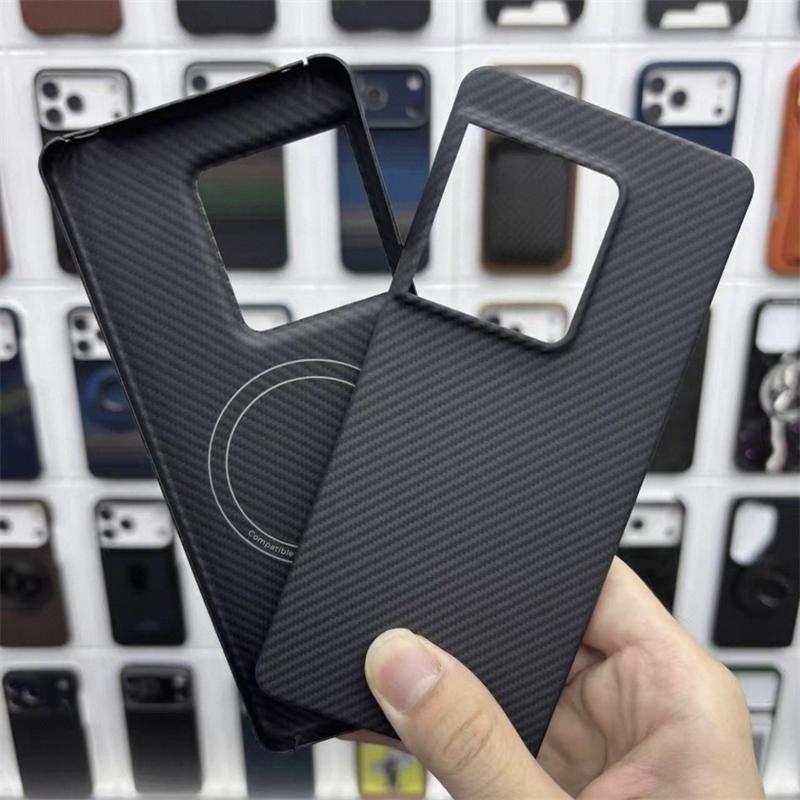Für Sony Xperia 1 VIII Hülle Aramid Kohlefaser Für MagSafe Magnetische Hülle Dünne Carbon-Abdeckung Schale