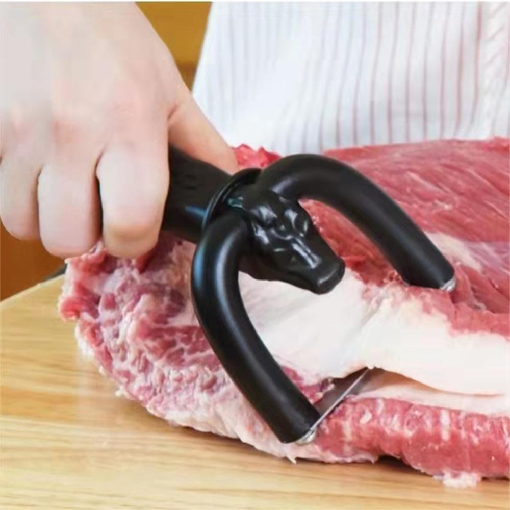 

Домашние кухонные инструменты, ручной нож для резки мяса, триммер для жира, резак для говядины, свинины, гаджет Cocina Gadget Conjuntos Cozinha Utensilios