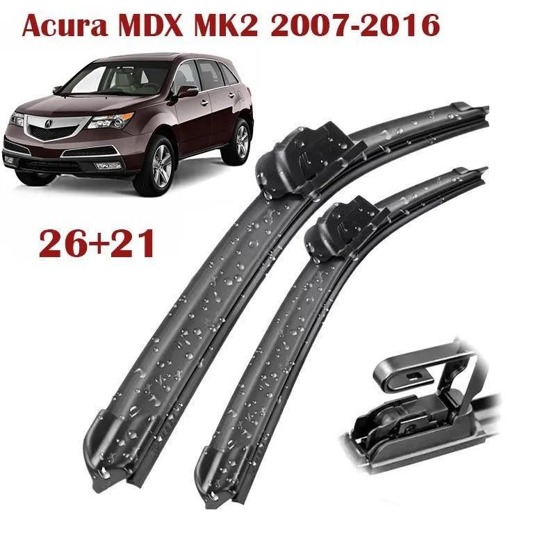26 +21 Frameless Front Wiper Blades for Acura MDX MK2, Honda Pilot, Honda Odyssey, Acura RDX, Honda Ridgeline чёрный