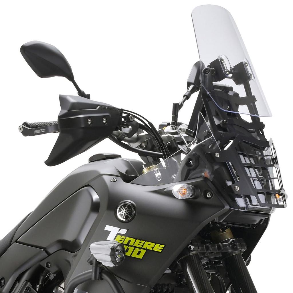 ZETA RACING Armor Hand for Compatible with the Armor Hand Guard and Reversible Adjustable Matte Also Dirtfreak F5365 Guards, Black, Scudo, Series.
