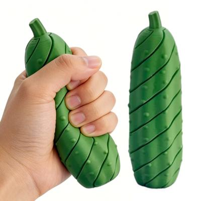 Stressabbau Spiral Gurke Spielzeug 3D Gedruckte Dehnbare Gurke Fidget Spielzeug Gemüse Skulptur Figur Dekoration Ornament