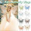 Fluttering Wings Fairy Butterfly Wings Creative Dress Up Wings Set Elf Wings Costume  Photo Prop
