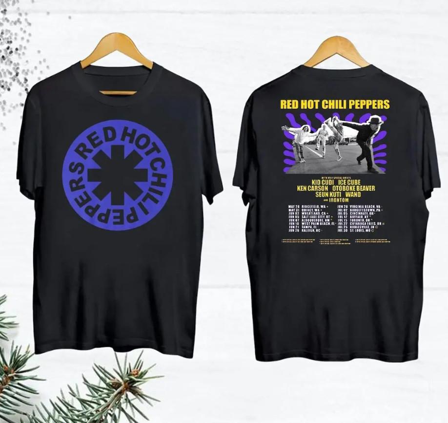 2026 Red Hot Chili Peppers Tour T-shirt Vintage Red Hot Chili Peppers T-shirt L