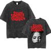 2026 Hete Verkoop Nina Chuba Arena Tour 2025 Vintage Gewassen T-shirt Unisex Katoen Korte Mouw Tee Concert Fan Mannen Vrouwen Retro Streetwear Tops