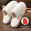 Men's and Women's Winter Non-Slip Plush Cotton Slippers - Thick-Soled, Soft, and Odor-Resistant.