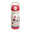 High-value Cartoon Children's Double Drink Bouncing Thermos Cup 316 Stainless Steel Straw Water Cup Handle Pot