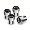 FJN1 Car Tire Wheel Valve Caps Cover Suede Car Key Chain Ring Keychain For Jeep Renegade Compass Grand Cherokee Wrangler Jk Gladiator
