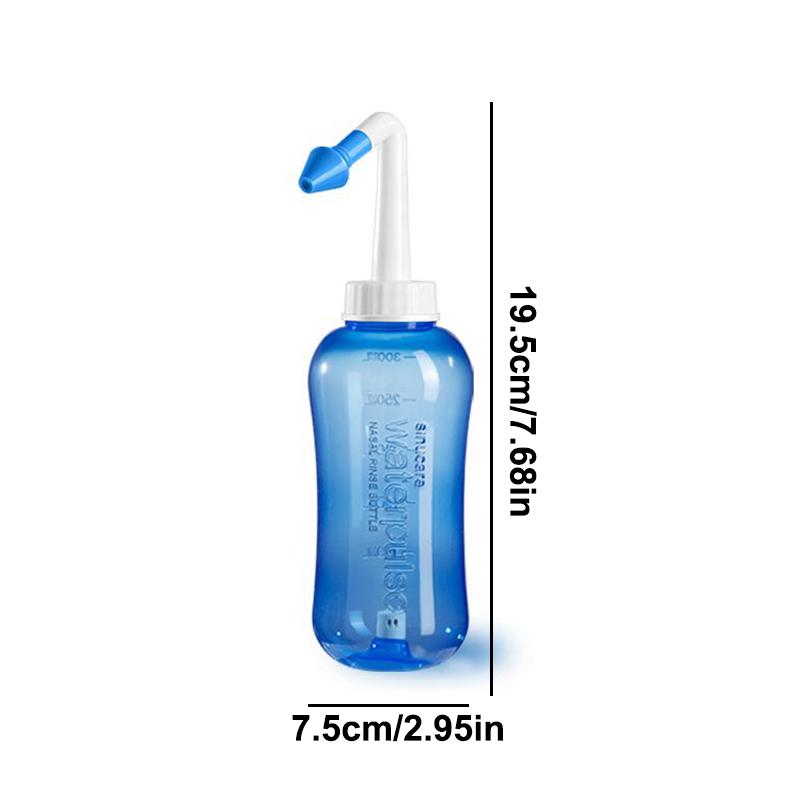 

Nose Wash Cleaner Spray Nasal Irrigator Neti Pot Rinse Nose Cleaner Avoid Sinusitis Rhinitis Treatment Health Care, 300 ml 500ml