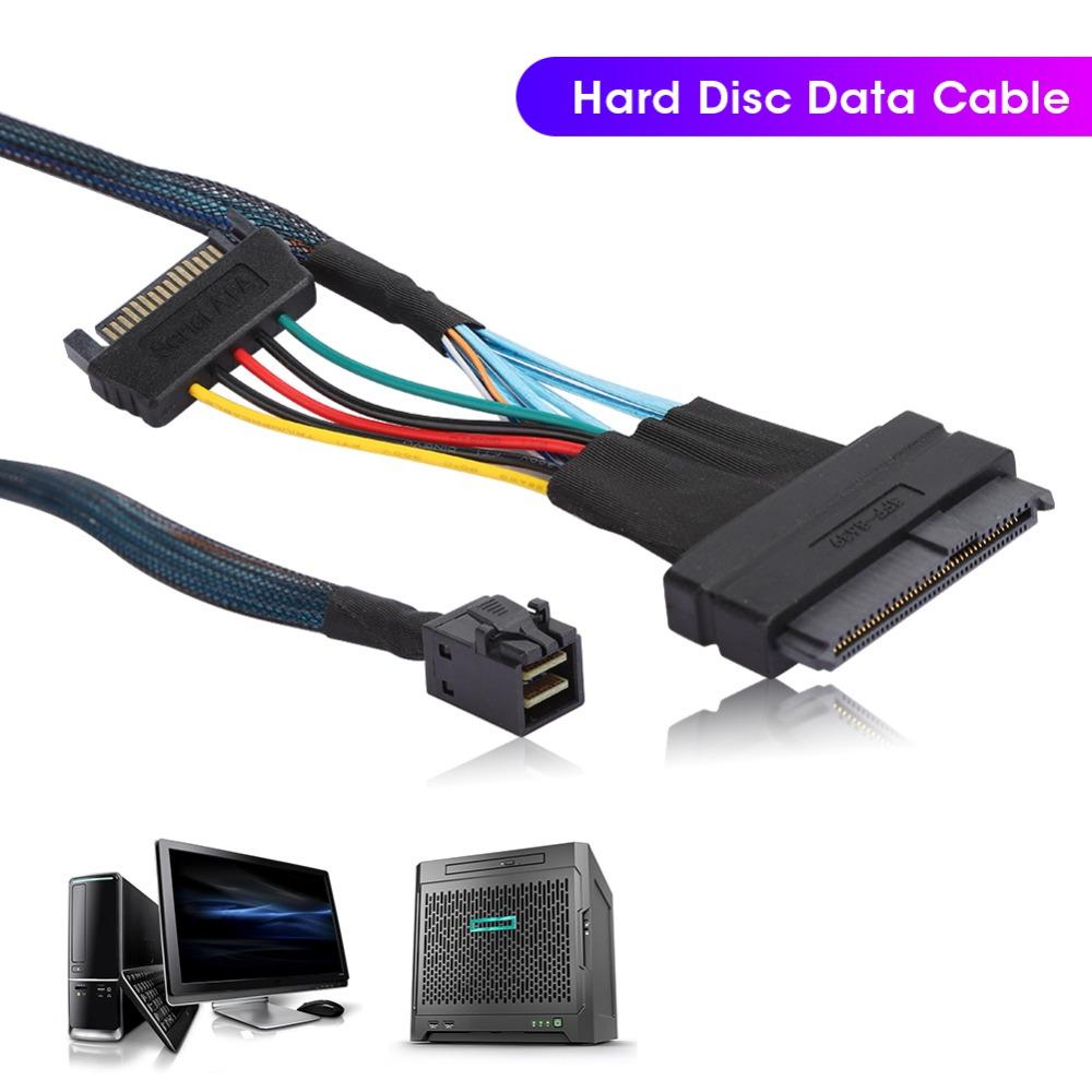 15 Pin SFF8643 To SFF8639 Cable High Speed Server Connector Cable  Server Application