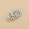 1 Pair New Brooches For Women's Clothing Cardigan Sweater Blouse Shawl Clips Shirt Collar Flower Pattern Clasps