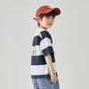 Boys' Breathable Wide Stripe Short-Sleeve T-Shirt