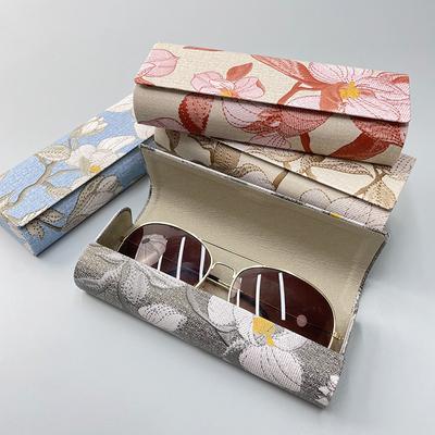Glasses Case Magnetic Suction Eyewear Storage Sunglasses Box Chinese  Women's Glasses Case For Fashion Accessory Travel