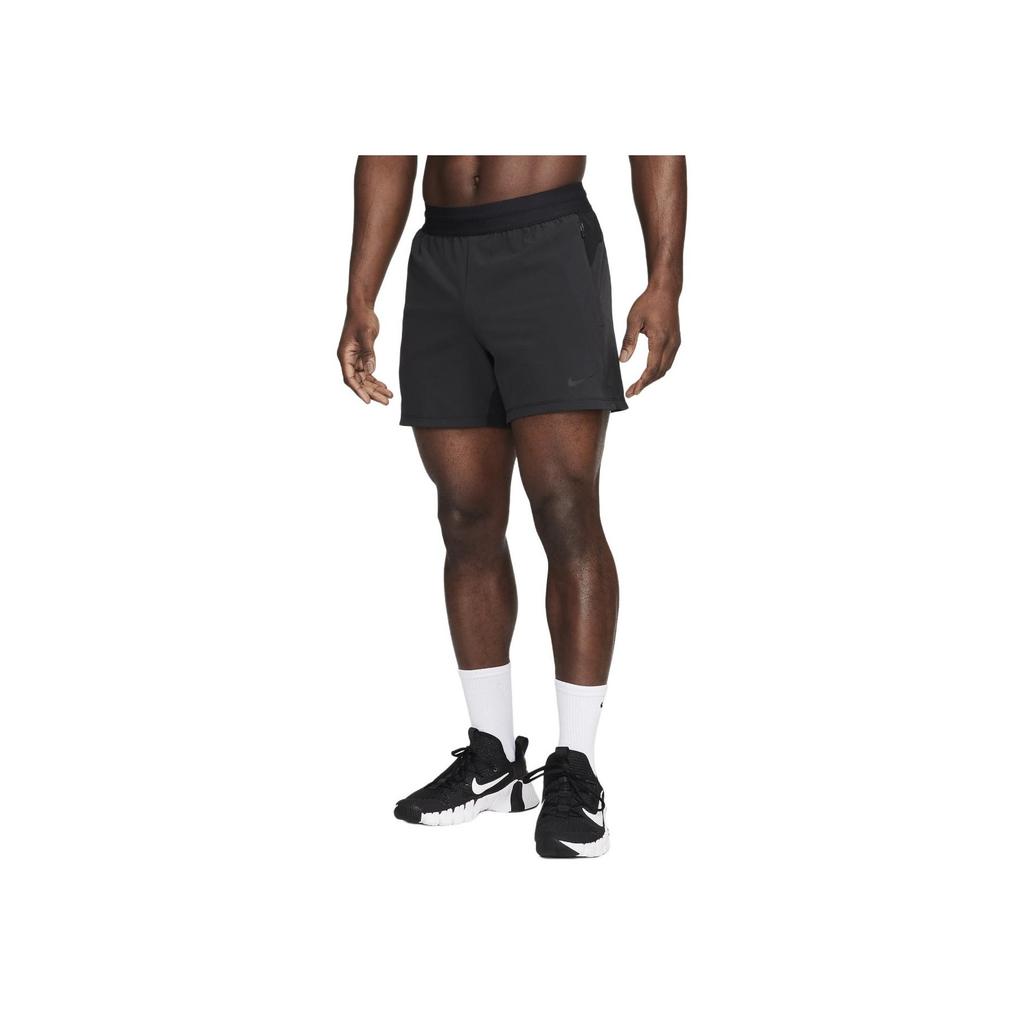 Nike Flex Rep Solid Logo Unlined Fitness Shorts Men Shorts Black FN3002-010