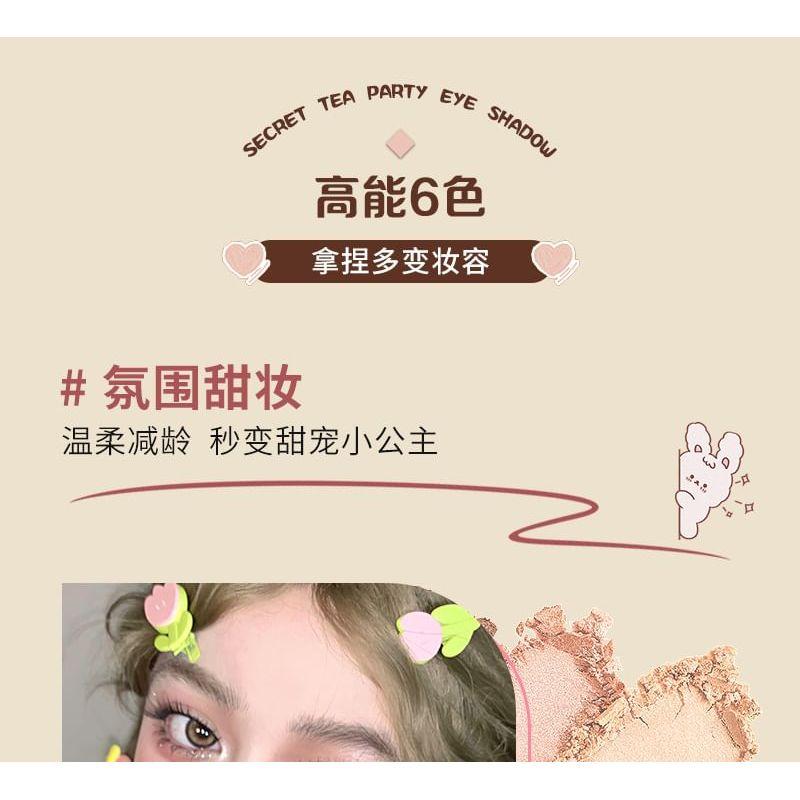 YIGU DIGU - Tea Party Series Metal Box Eyeshadow Palette #01