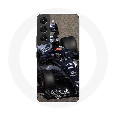 Coque Pour Samsung Galaxy S22 Formule 1 Yuki Tsunoda Pilote Automobile De F1 Bleu