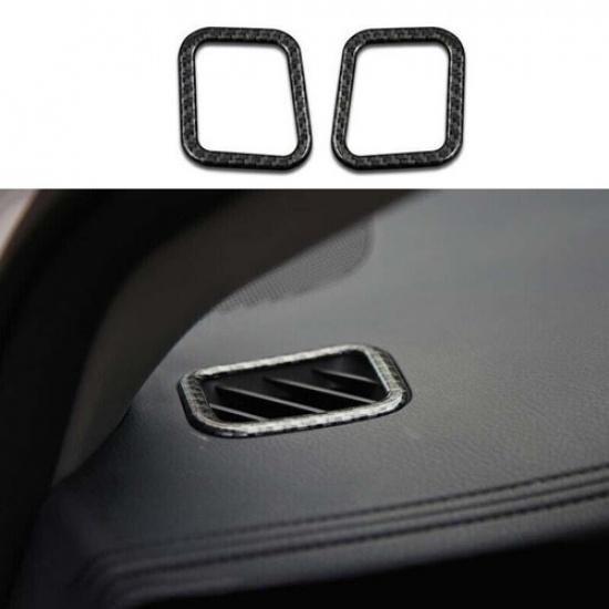 For Toyota Highlander 2014- Dashboard Side Vent Cover Carbon Fiber Style 2pc