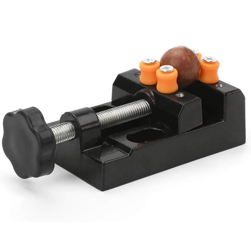 Mini Bench Vice Clamp Set Drill Flat Press Vice Table Vise for Jewelry Nuclear Clip On DIY Sculpture Craft Carving Tool
