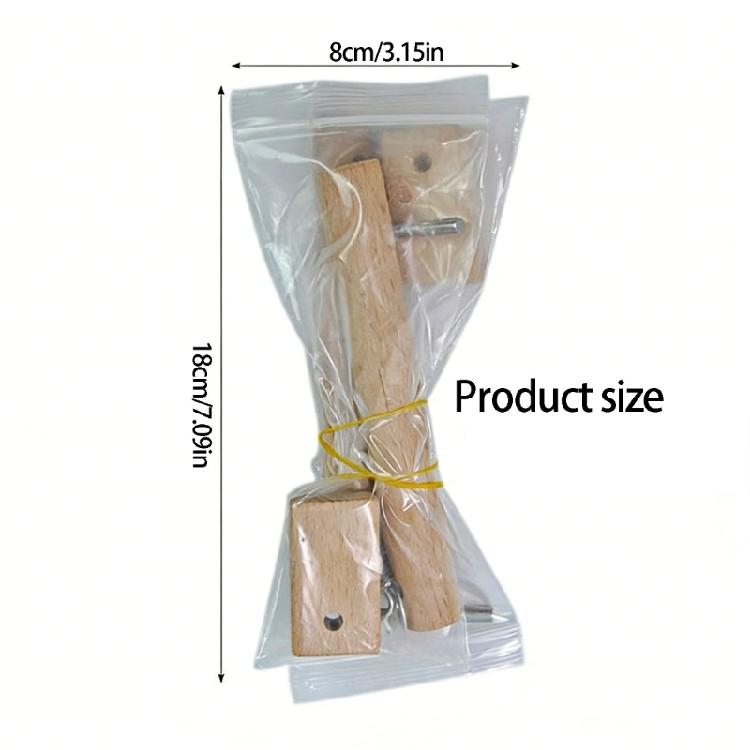 Sturdy Wood Crafting Clamps Set Of 2 For Stable Materials Fixing In Projects