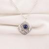 Colgante de Lapislázuli Joyería de Piedras Preciosas Hecha a Mano, Colgante de Plata de Ley 925 Sólida, Colgante de Joyería de Diseño Único