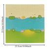 Non-Toxic River Ocean Pattern Building Block Base Plate Classic Building Bricks Board Parts Baseplates Block Accessories Kids Gift