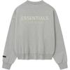 Fear of God Essentials Classic Fleece Crewneck Concrete Heather Men Tops Grey 192SP252045F