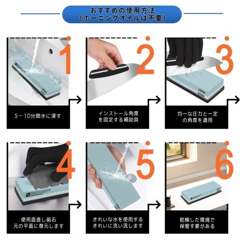 IROKCAKPT Knife Sharpening Stone, 1000mm x 6000mm, Double-Sided Whetstone Set, Household Medium/Finishing Whetstone, Ideal for Knife Sharpening [Surfa