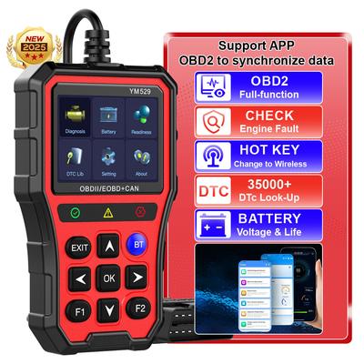 OBD2 Motorcode-Leser Batterielebensdauer-Prüfung und -Bewertung Auto-Diagnosewerkzeug Automobil-Diagnose-Scanner Digitalanzeige